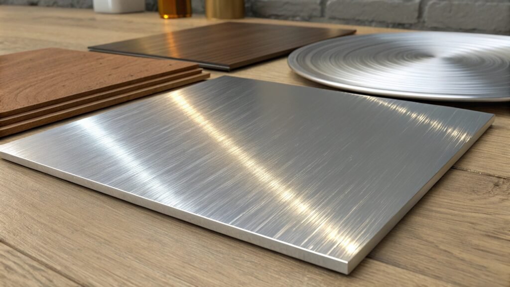 A stack of 6061 aluminum plates of various thicknesses